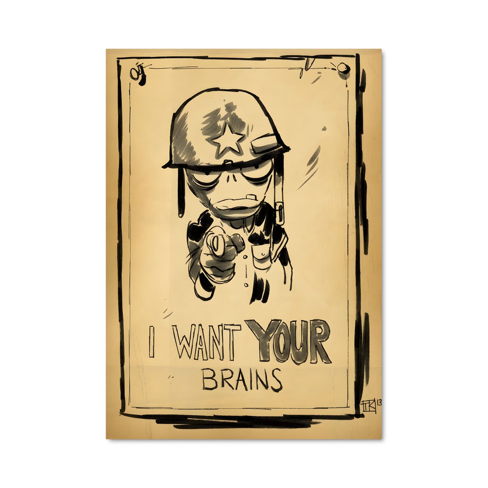 Poster Le Tireur de Zombies